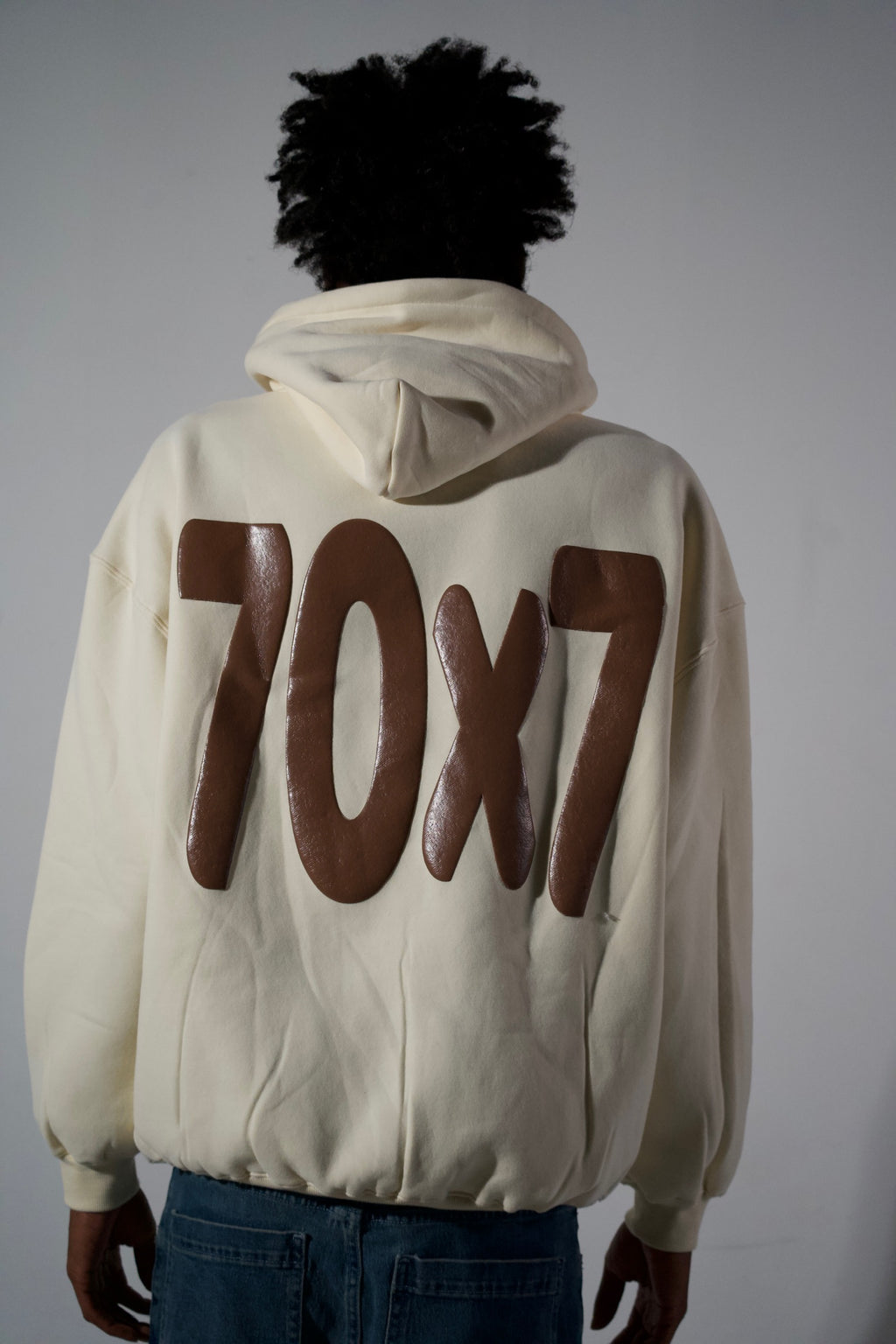 70x7 Hoodie — Cream