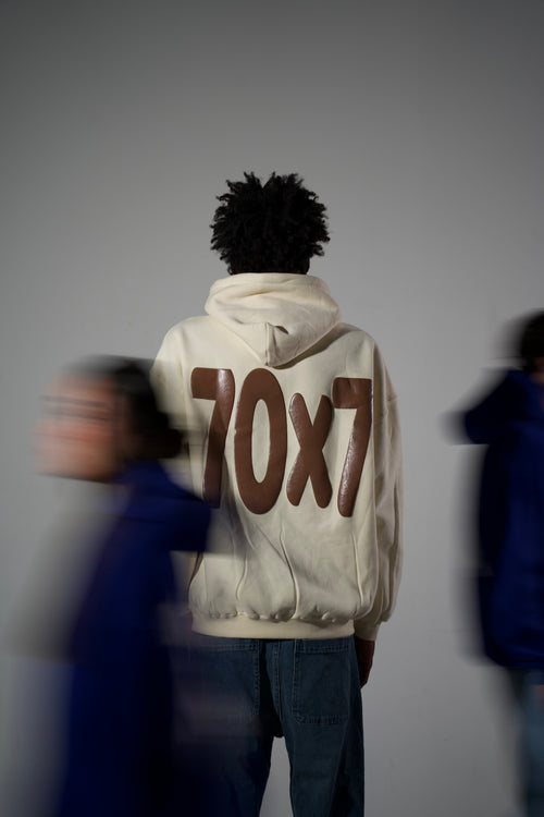 70x7 Hoodie — Cream